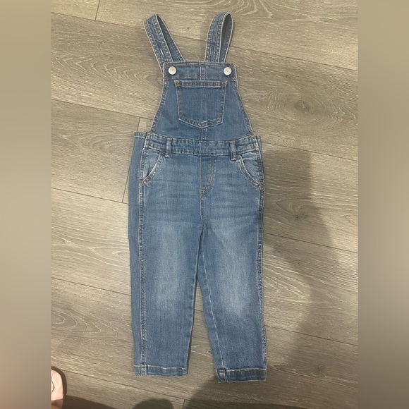 Old Navy toddler denim overalls size 3T - Picture 1 of 4